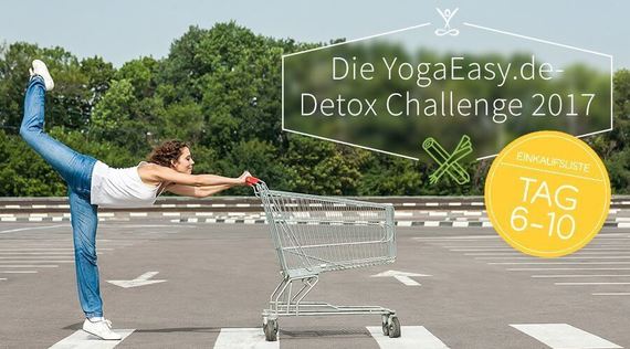 Detox Challenge Einkaufsliste Tag 6 bis 10