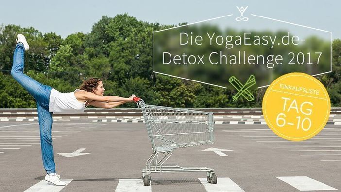 Detox Challenge 2017 Einkaufsliste Tag 6 bis 10