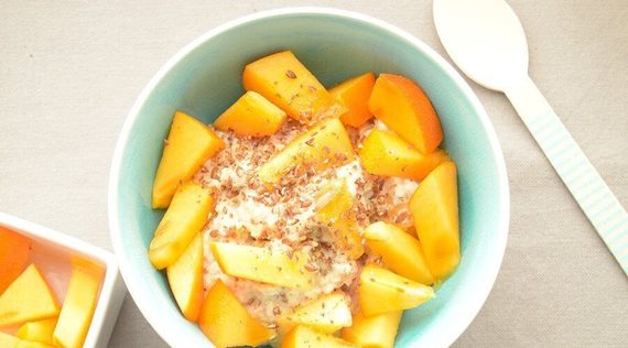 Quinoa-Brei mit Kaki