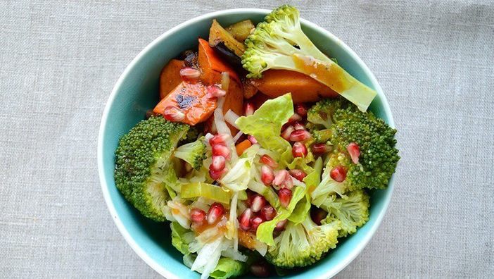 Brokkoli-Kürbis-Bowl