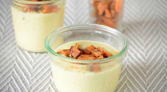 Pastinaken-Kokos-Suppe mit Gemüseeinlage