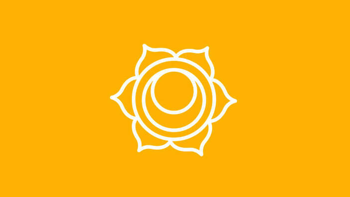 Symbol des 2. Chakras: Svadhisthana – Sakralchakra