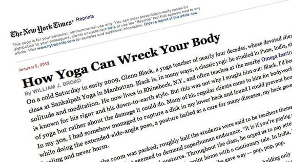 „How yoga can wreck your body”: Gefahr durch Yoga?