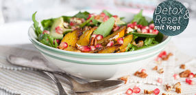 Rucola-Salat mit Kürbis