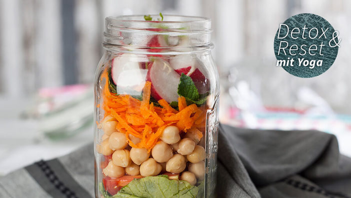 Bulgur-Salat mit Kichererbsen