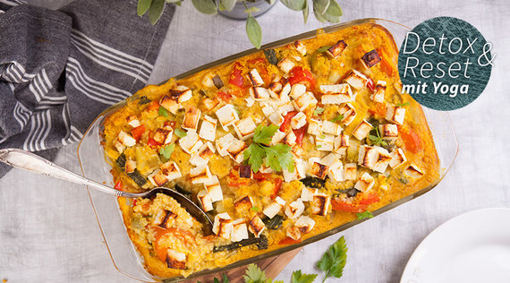 Moroccan Couscous Casserole