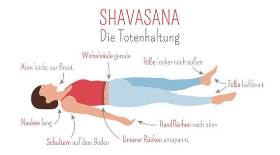 Shavasana – die Totenhaltung im Yoga