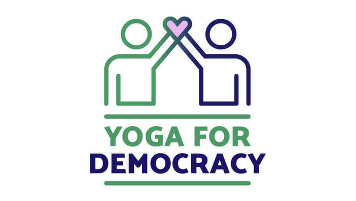 logo yoga for democracy