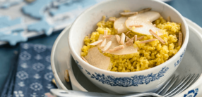 Bulgur mit Birnen und Mandeln