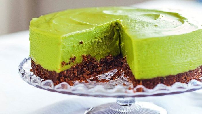 Avocado-Limetten-Cheesecake Rezept von Hemsley & Hemsley
