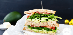 Veganes Frühstücks-Sandwich