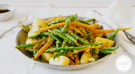 Bohnensalat auf Persische Art