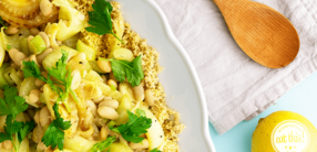 Fenchelgemüse mit Couscous und Zitrone
