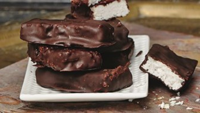 Rezept von Hemsley+Hemsley: Selbst gemachte Kokosriegel