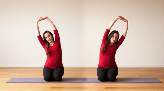 Baby Salute! Pregnancy yoga Sun Salutation