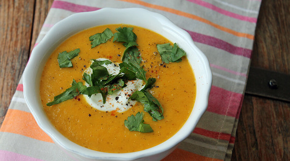Rezept: Möhren-Ingwer-Suppe mit Chia