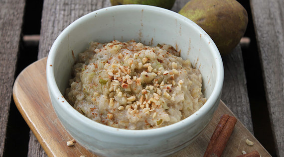 Rezept: Birnen-Zimt-Porridge