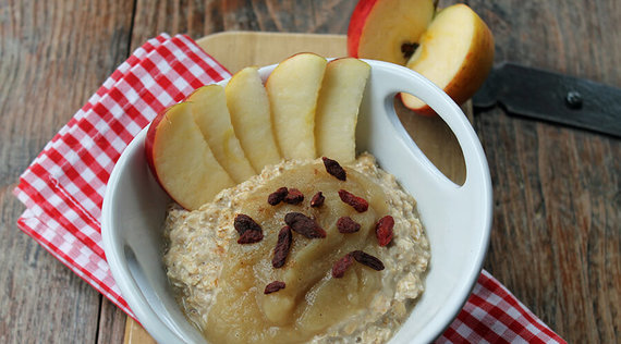 Rezept: Overnight Oats mit Apfelmus