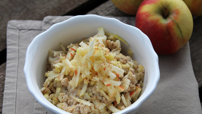 Rezept: Chufas-Porridge mit Apfel