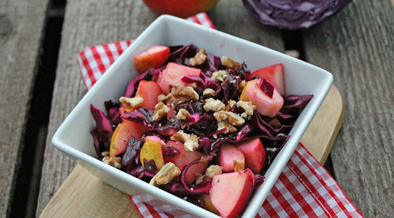 Rezept: Süßer Rotkohl Salat