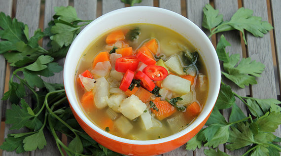 Rezept: Feurige Gemüsesuppe