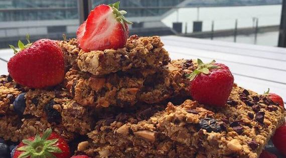 Selbstgemachte Müsliriegel