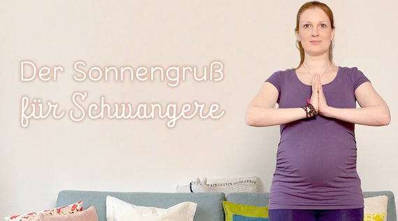 Der Sonnengruß: Variation für Schwangere