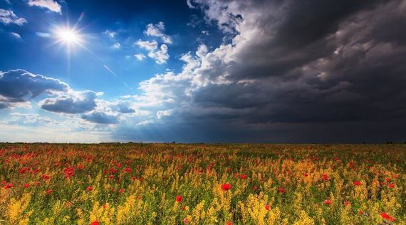 Yoga bei Wetterumschwüngen