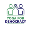Vertreter der Initiative #yogafordemocracy