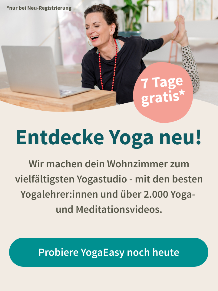 Teste YogaEasy jetzt 7 Tage gratis