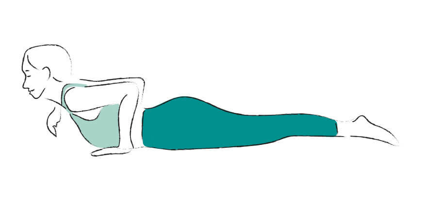 Bhujangasana klassische Variante