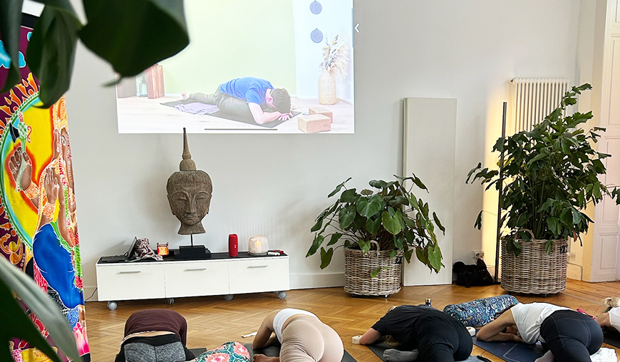 YogaEasy Liveklasse bei be yogi