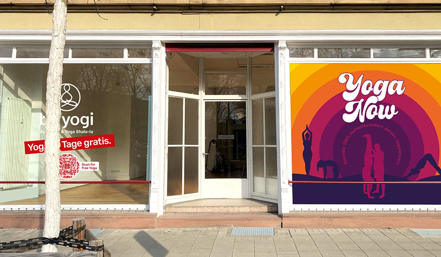 Eingangsbereich be yogi Yogastudio in Karlsruhe 