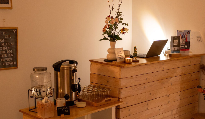 Top-Yogastudio Yogagarten Llilienthal: Eingangsbereich