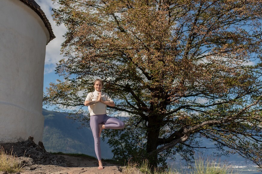 Der Baum im Yoga, klassische Variante