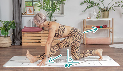 Der halbe Spagat Ardha Hanumanasana