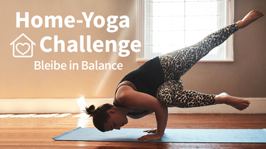Yoga-Programm Home-Yoga Challenge – Bleibe in Balance
