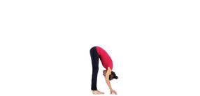 uttanasana und ardha uttanasana (Vorbeuge aus dem Stand)